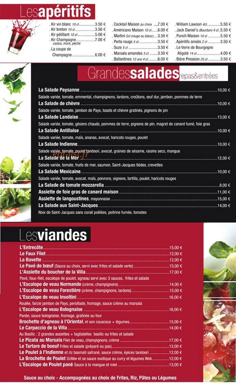 Villa Lanio — carte page 2