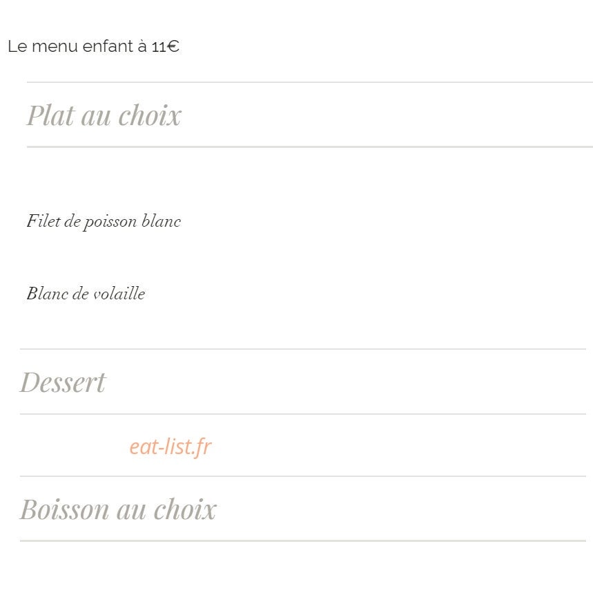 L'essentiel à Pont L'abbe - menu et photos