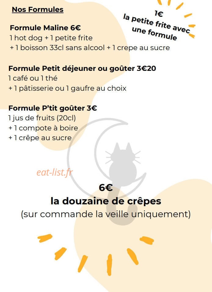Le Chat Perché — carte page 6
