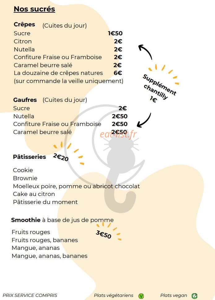Le Chat Perché — carte page 5