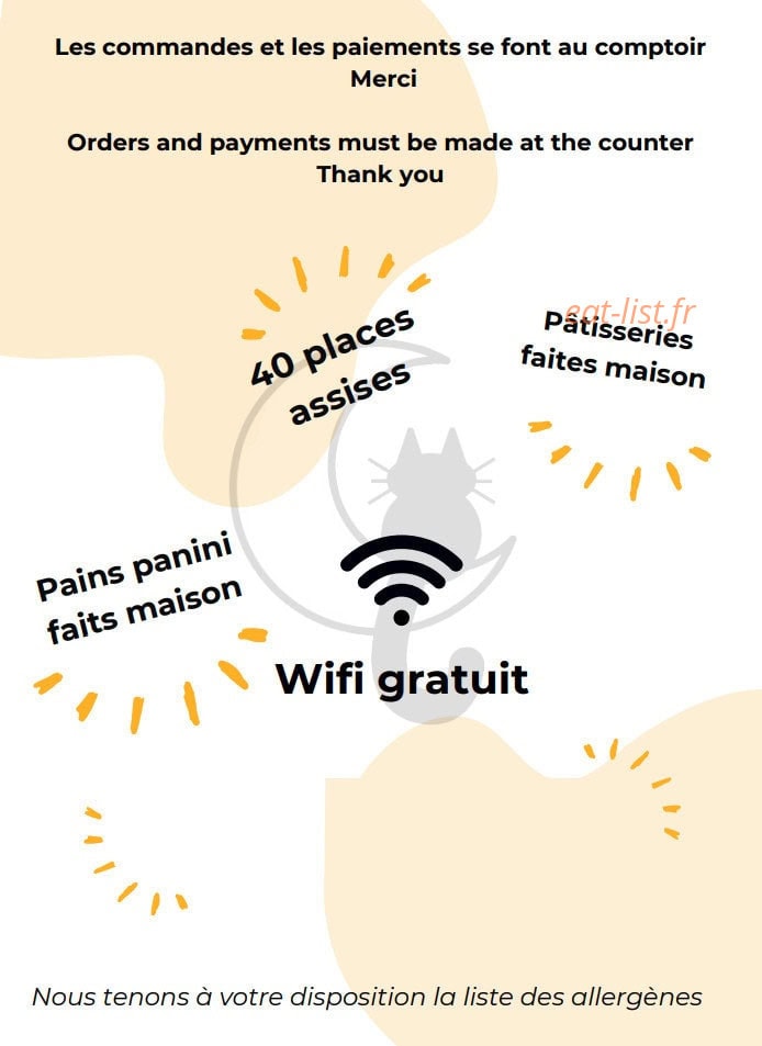 Le Chat Perché — carte page 7