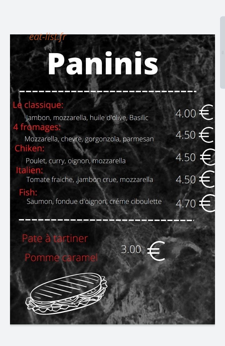 La fabrik — carte page 1