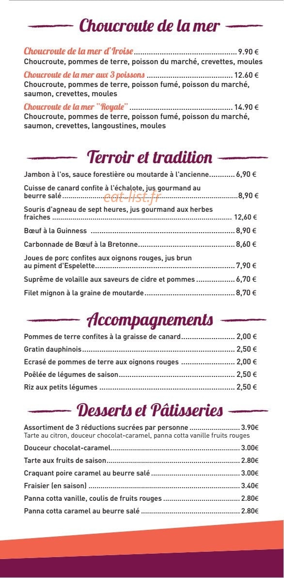 L'Atelier Du Gourmet — carte page 4
