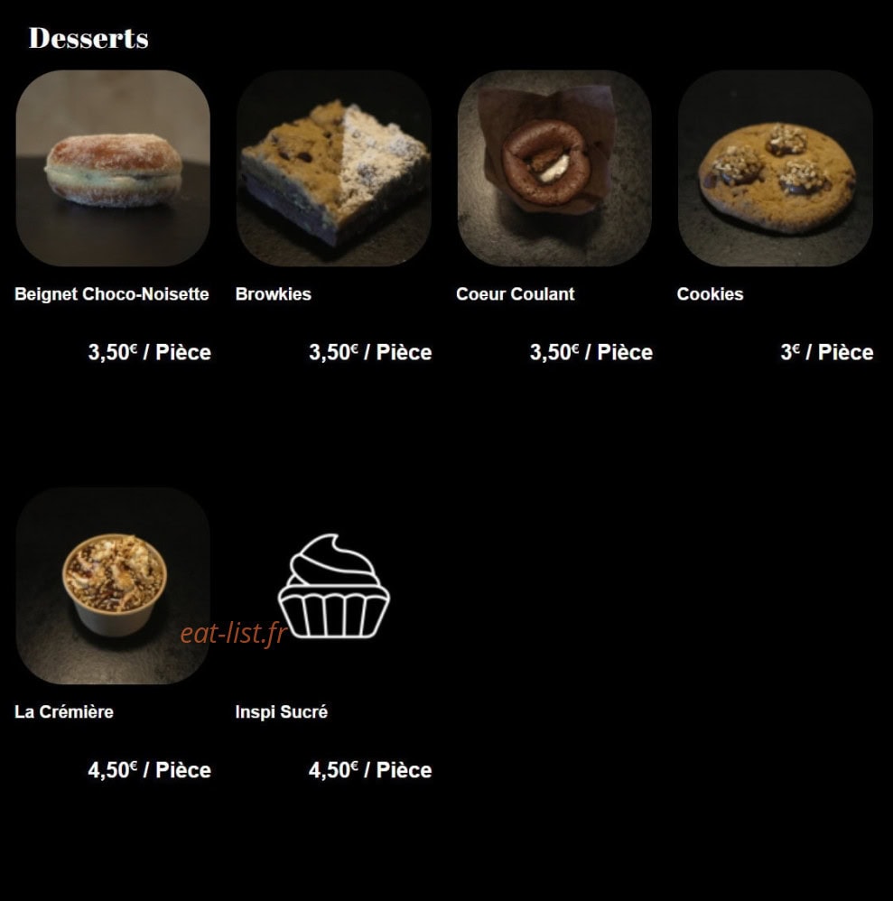 Loas Artisan des Burgers — carte page 4