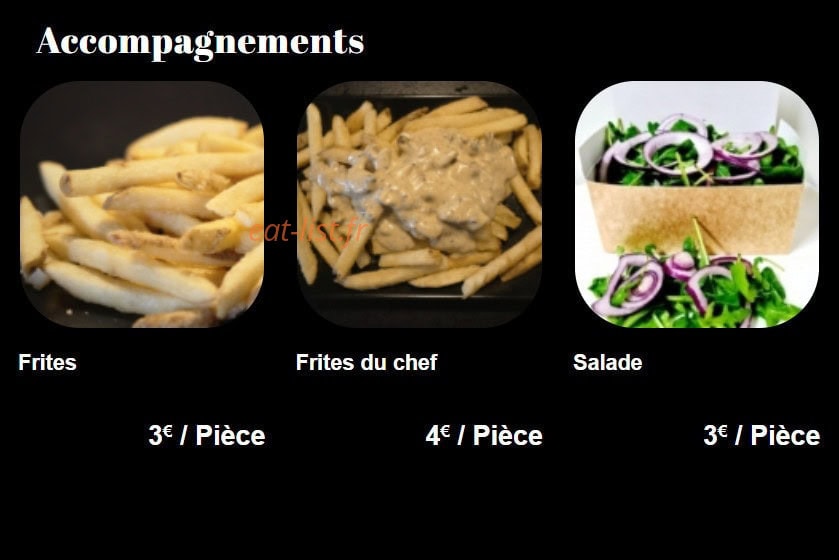 Loas Artisan des Burgers — carte page 2