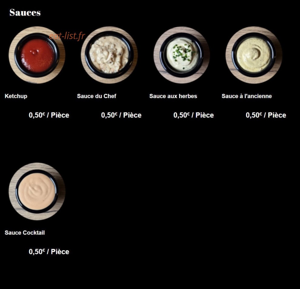 Loas Artisan des Burgers — carte page 3