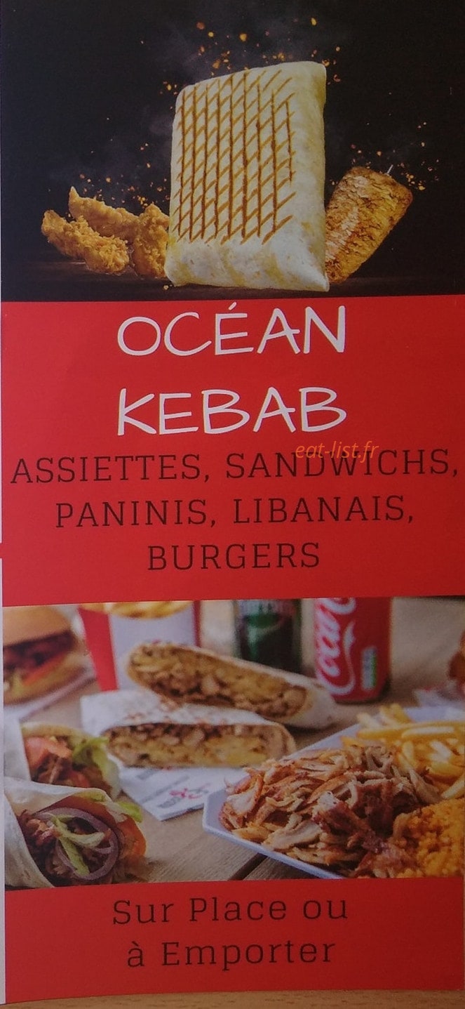 Océan Kebab — carte page 1