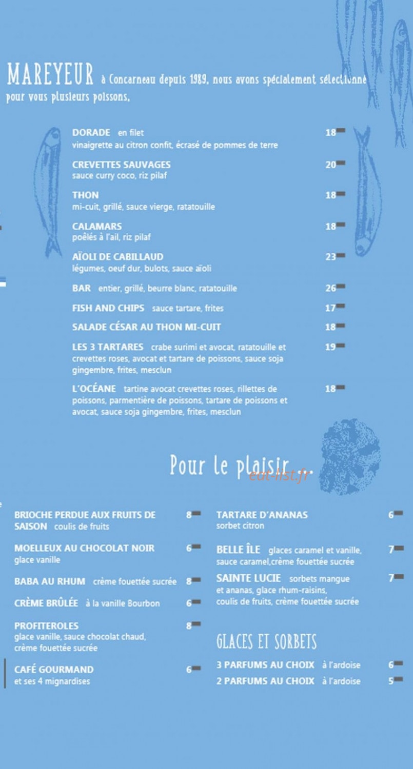 La Criée — carte page 3