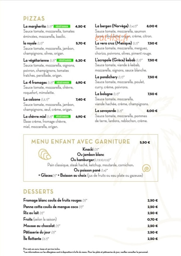 La Petite Île — carte page 2