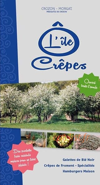 L'île ô crêpes — carte page 1