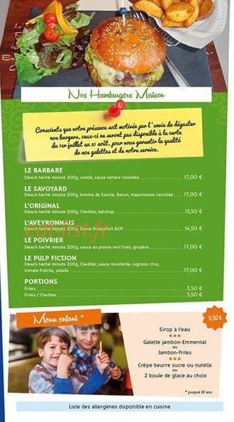 L'île ô crêpes — carte page 4