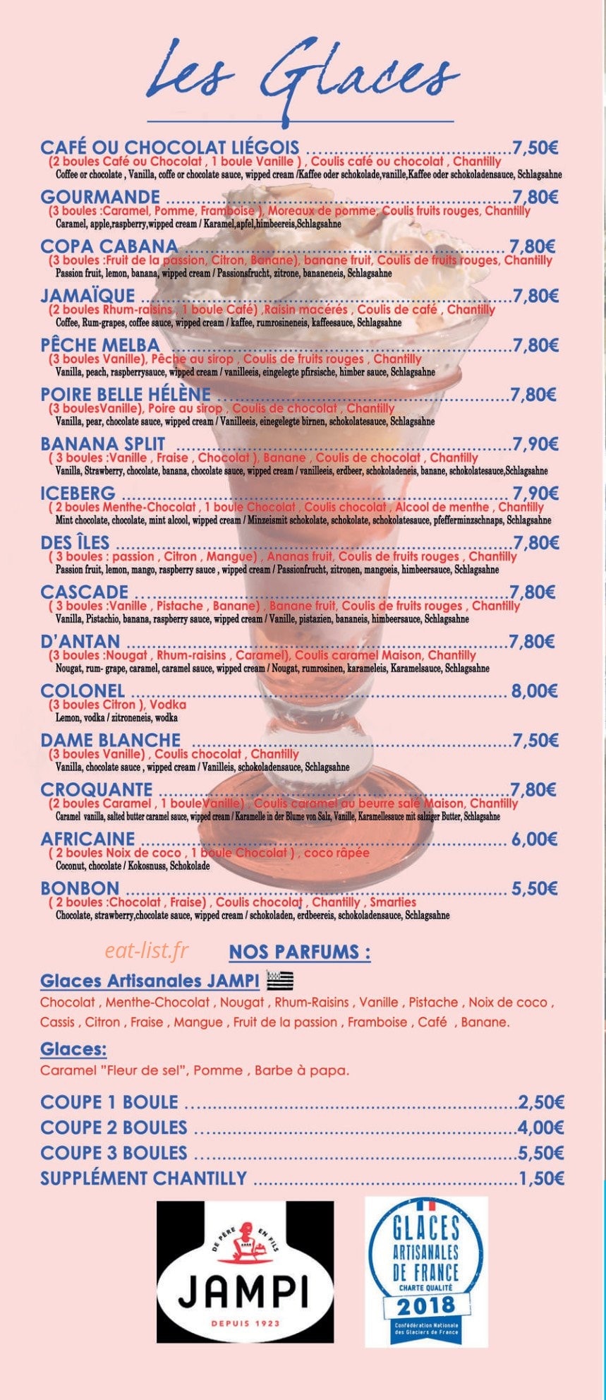 Crêperie de Kervastard — carte page 12