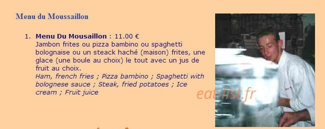 Chez Alain — carte page 7