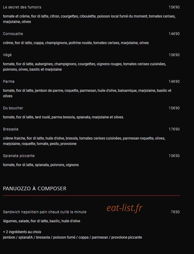 Chez davido — carte page 3