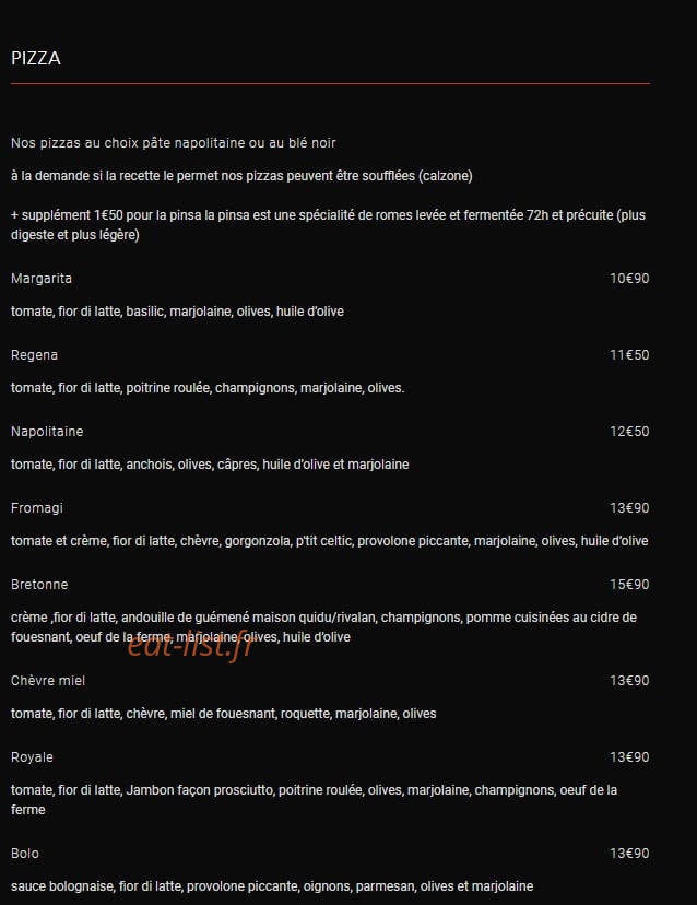 Chez davido — carte page 2
