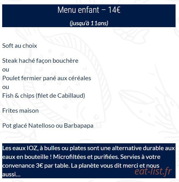 Chez Hubert — carte page 4