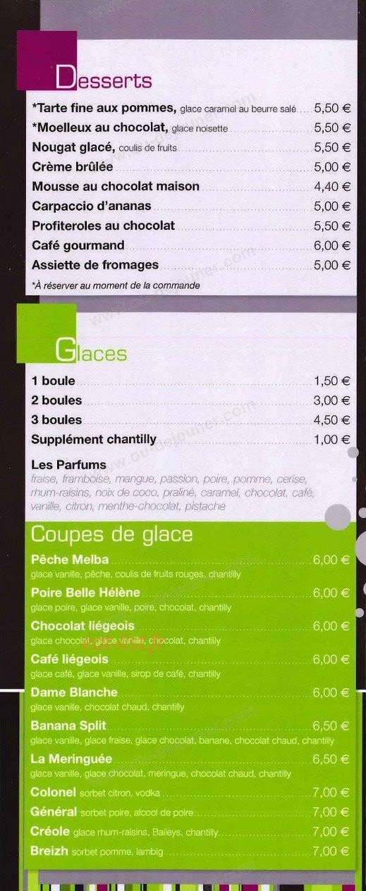 La Terrasse — carte page 6