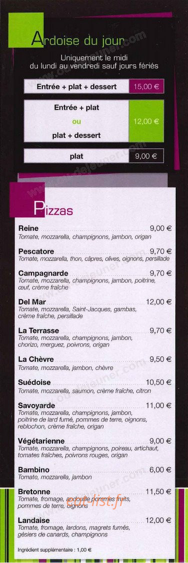 La Terrasse — carte page 5