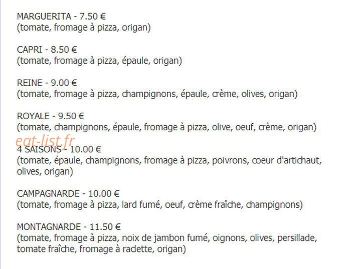 La Tour de Pizz — carte page 1