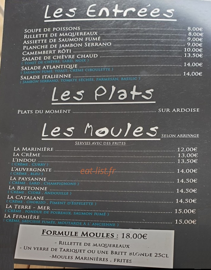 Le Canot' — carte page 1