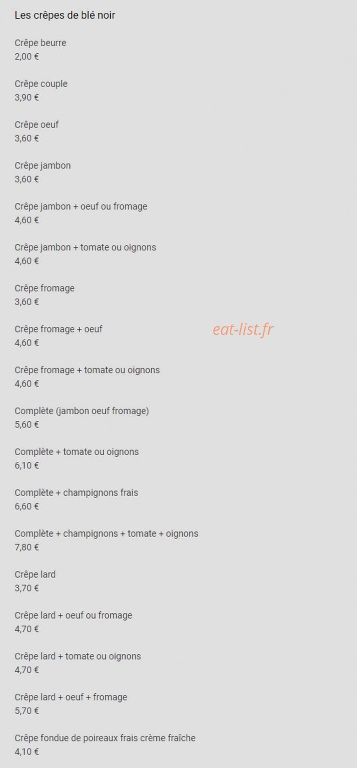 L'Épi d'Or — carte page 1