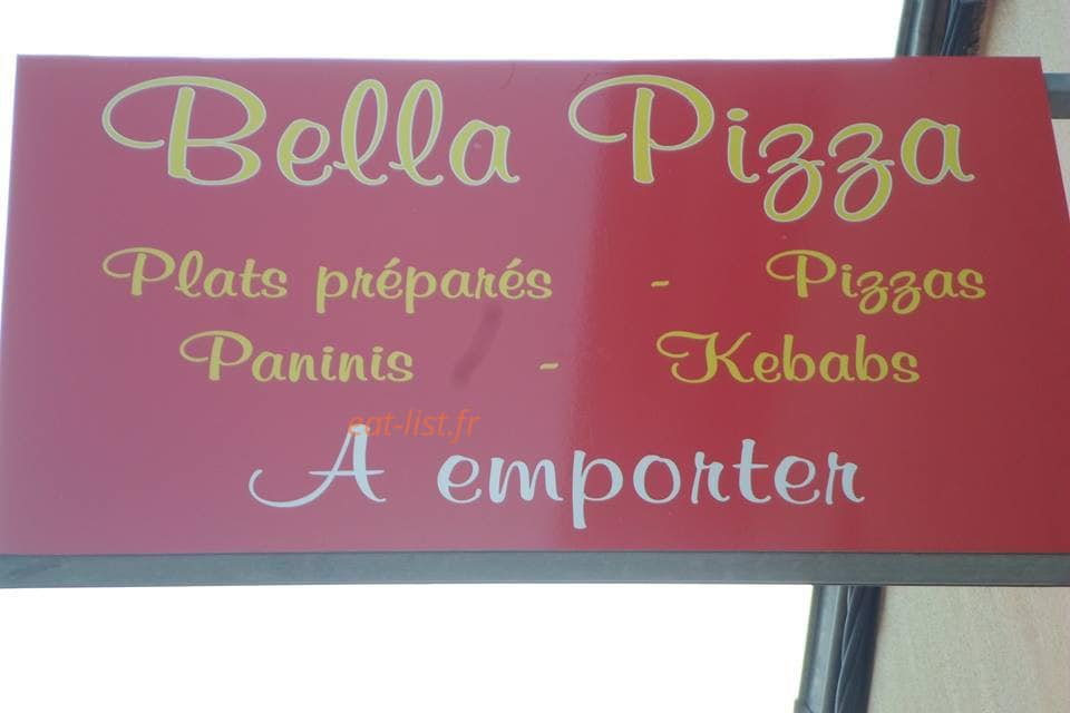 Bella pizza — carte page 1