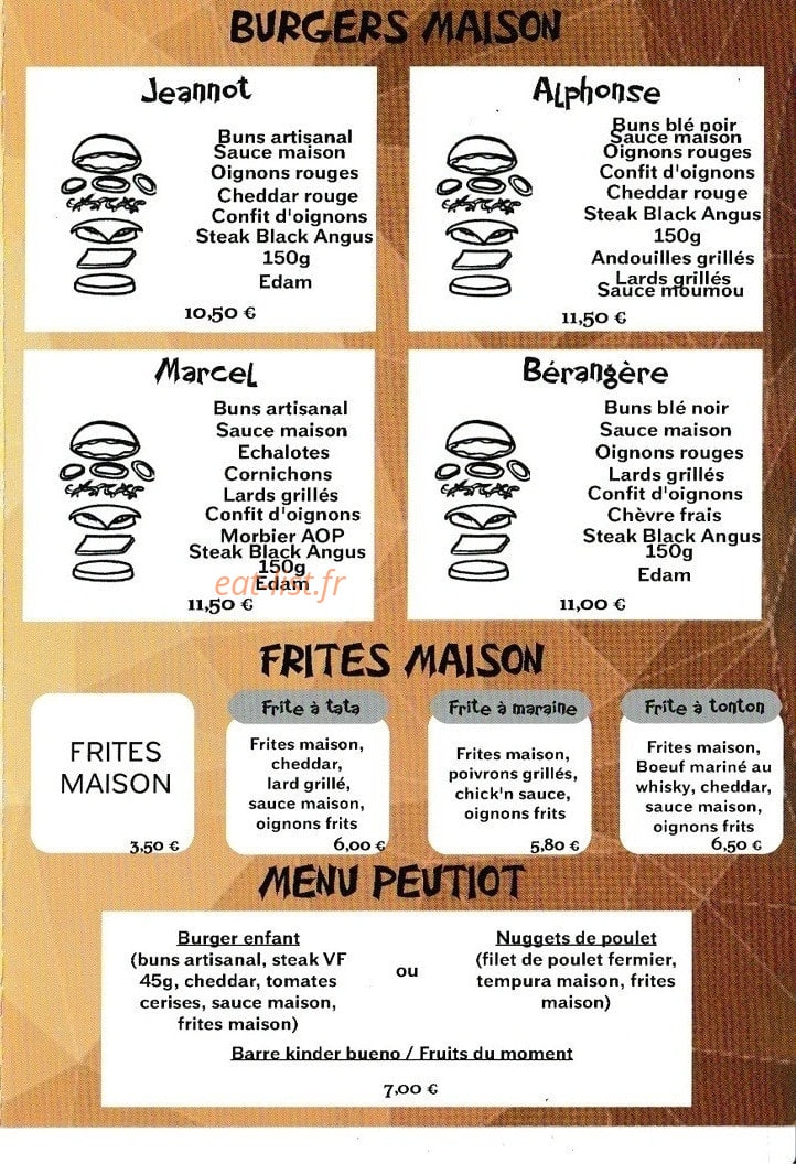 Le p'tit Jeannot — carte page 2