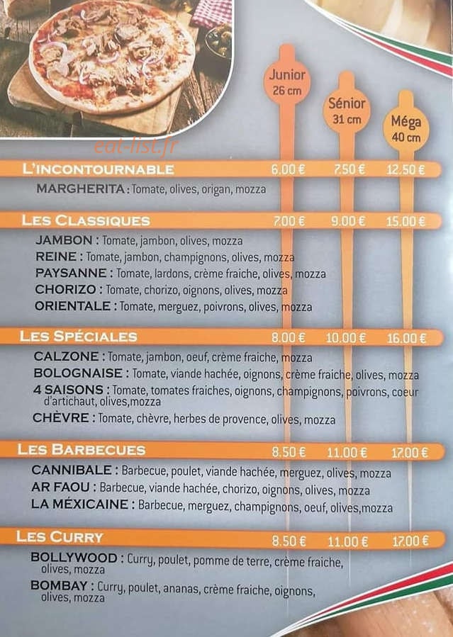 Pizza pépé — carte page 2