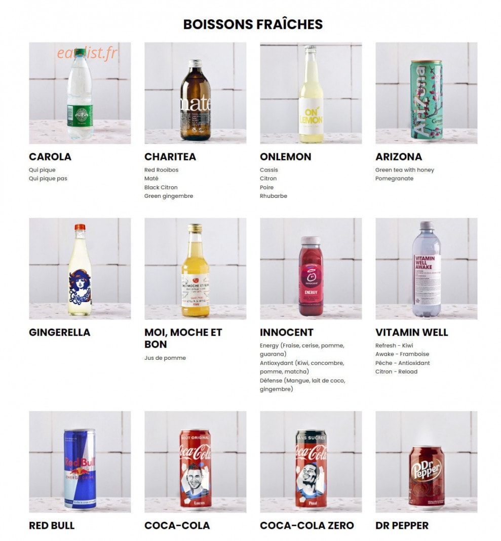 Bagelstein — carte page 8