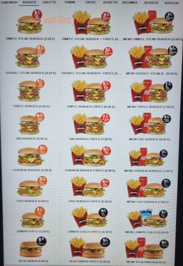 Best of Grill — carte page 5