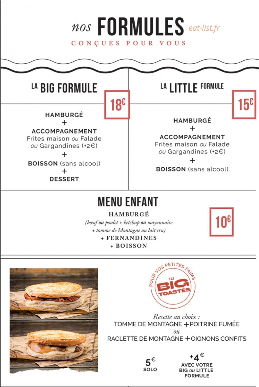 Big Fernand — carte page 3