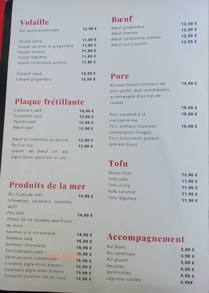 Brest Saigon — carte page 2