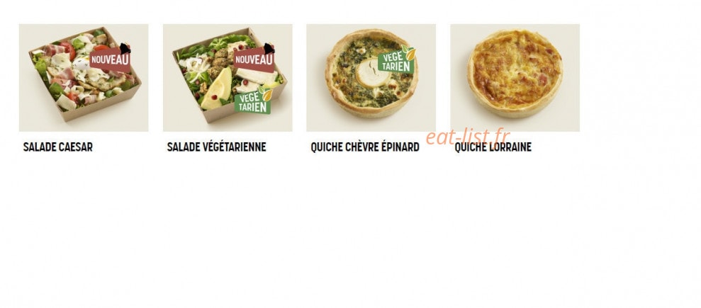 Brioche Dorée — carte page 2