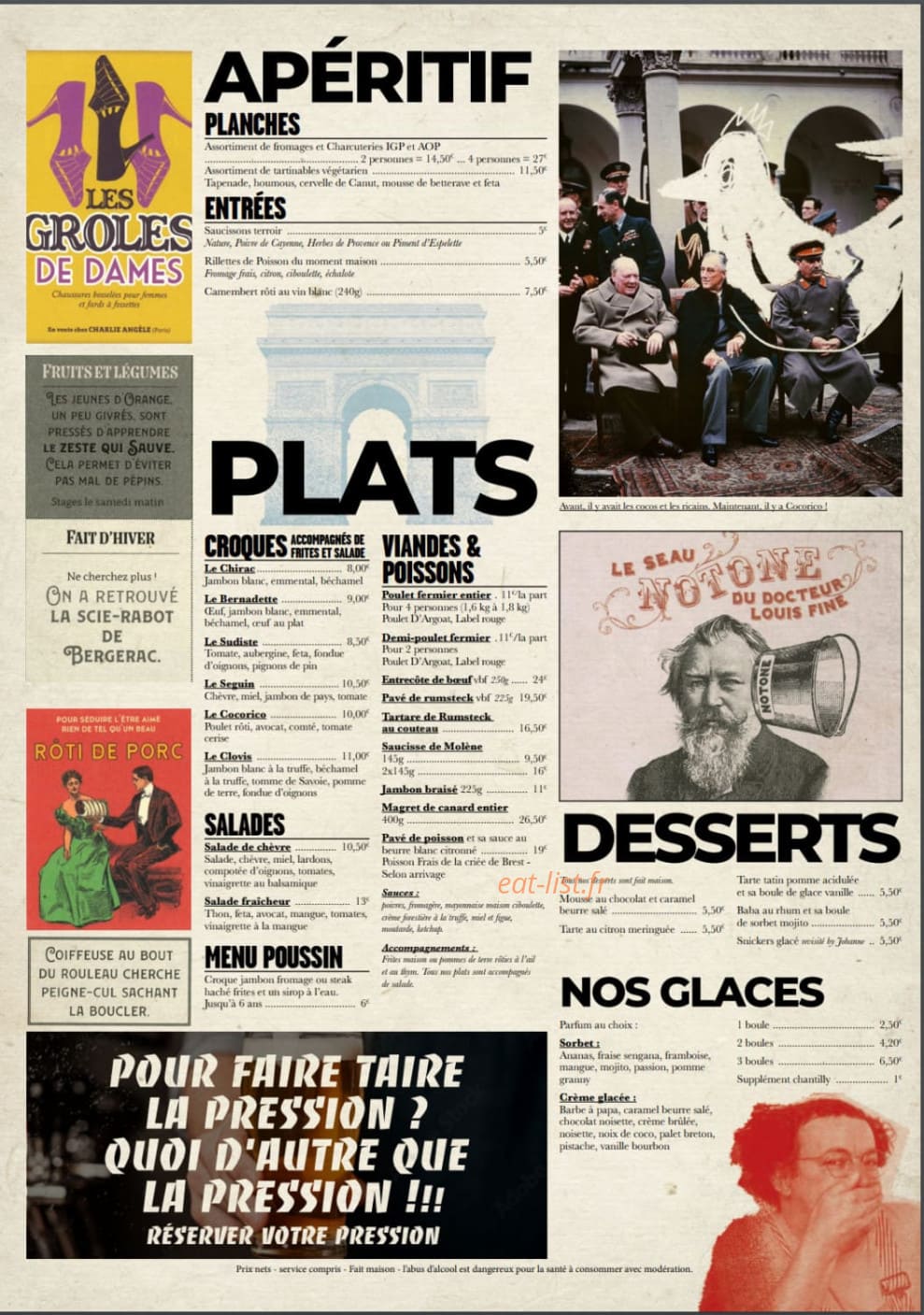 Cocorico — carte page 1
