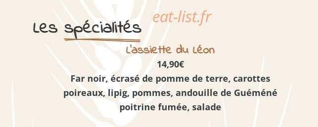 Crêperie Chez Mémé — carte page 6