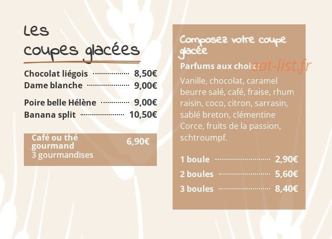 Crêperie Chez Mémé — carte page 4
