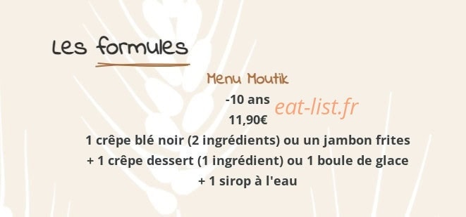 Crêperie Chez Mémé — carte page 5