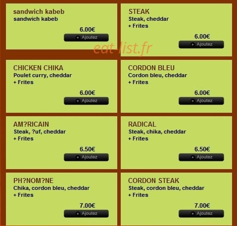 Dinapoli Pizza 29 — carte page 7