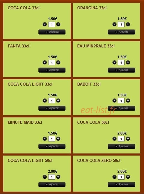 Dinapoli Pizza 29 — carte page 12