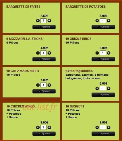 Dinapoli Pizza 29 — carte page 5