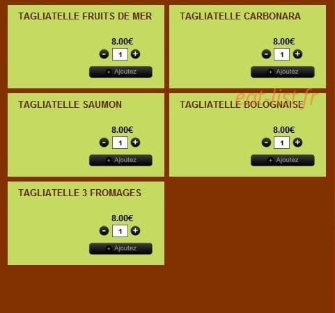 Dinapoli Pizza 29 — carte page 6