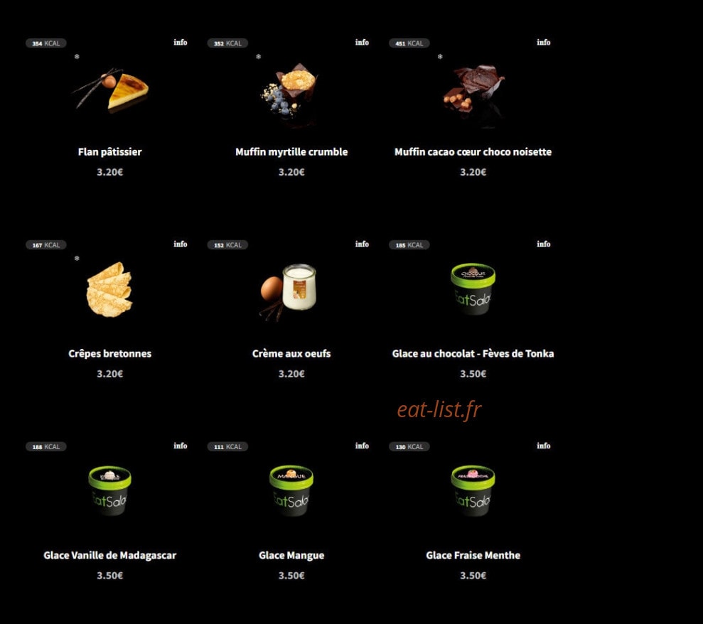 Eat Salad — carte page 11