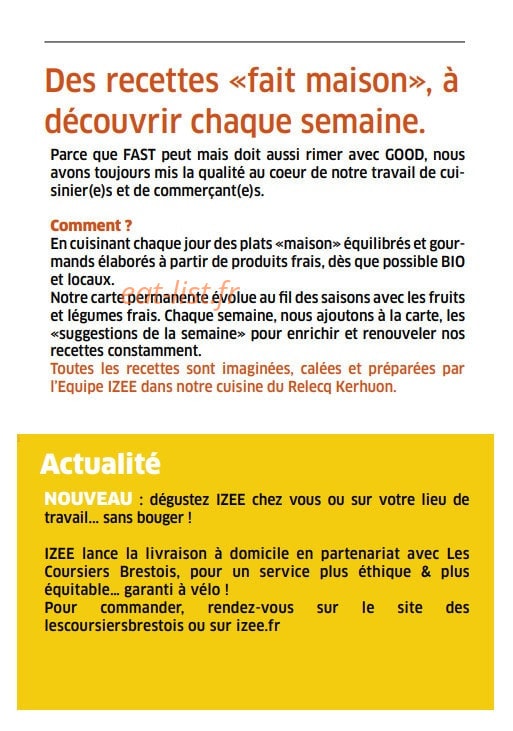 Izee — carte page 2