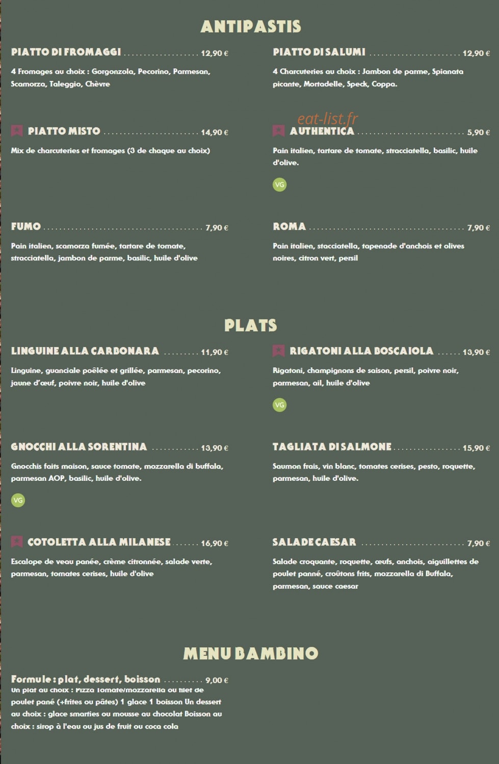 Izzo — carte page 1