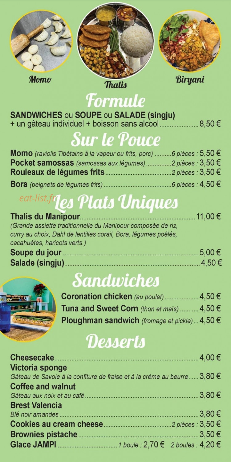 Kafé Kanggui — carte page 1