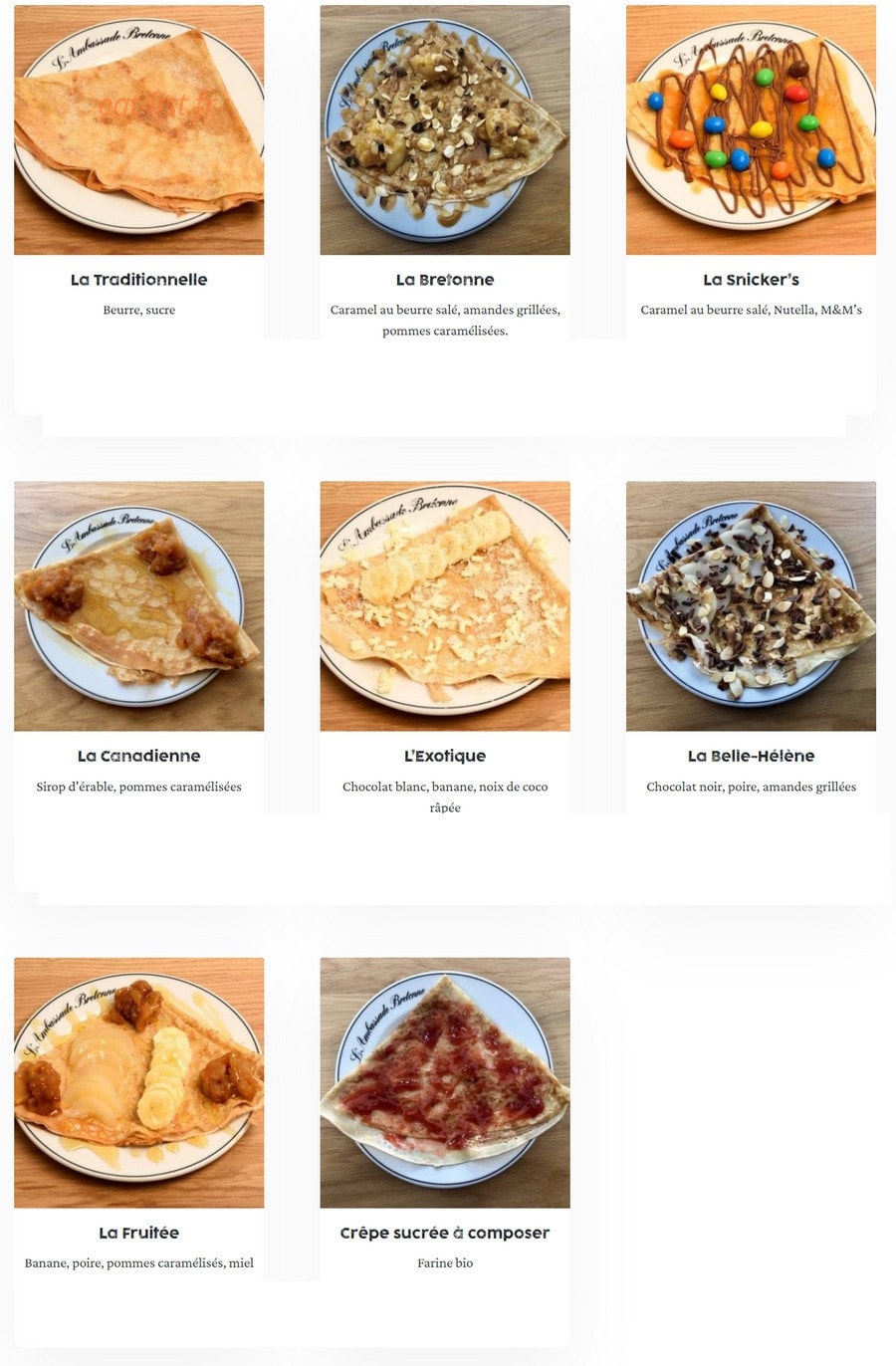 L'Ambassade Bretonne — carte page 2