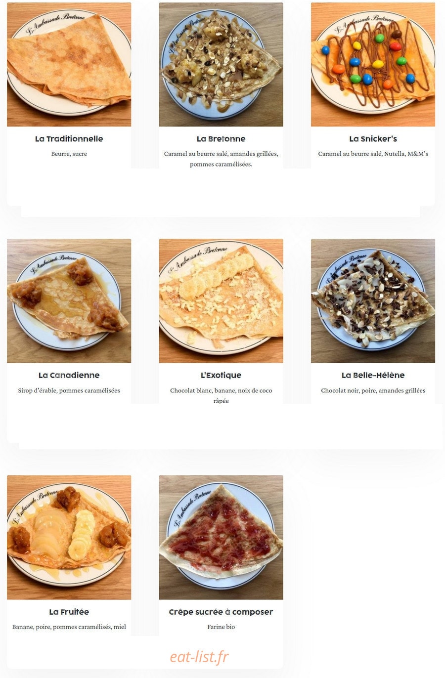 L'Ambassade Bretonne — carte page 2