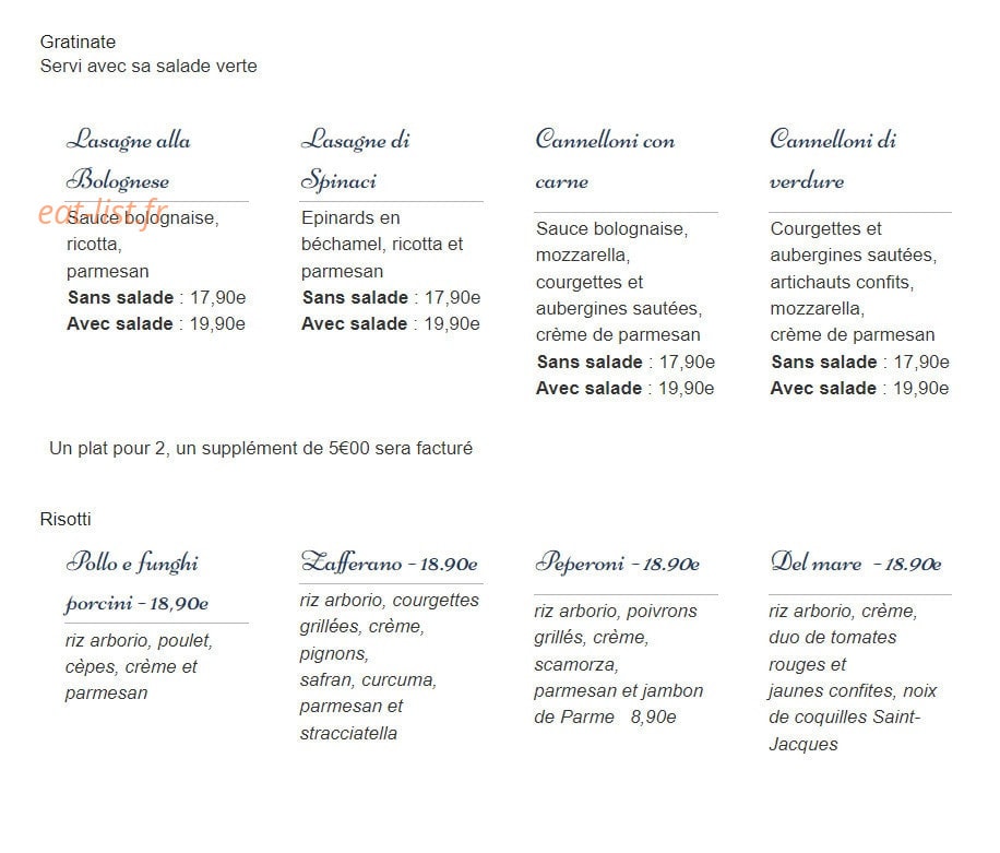 L'arôme antique — carte page 3