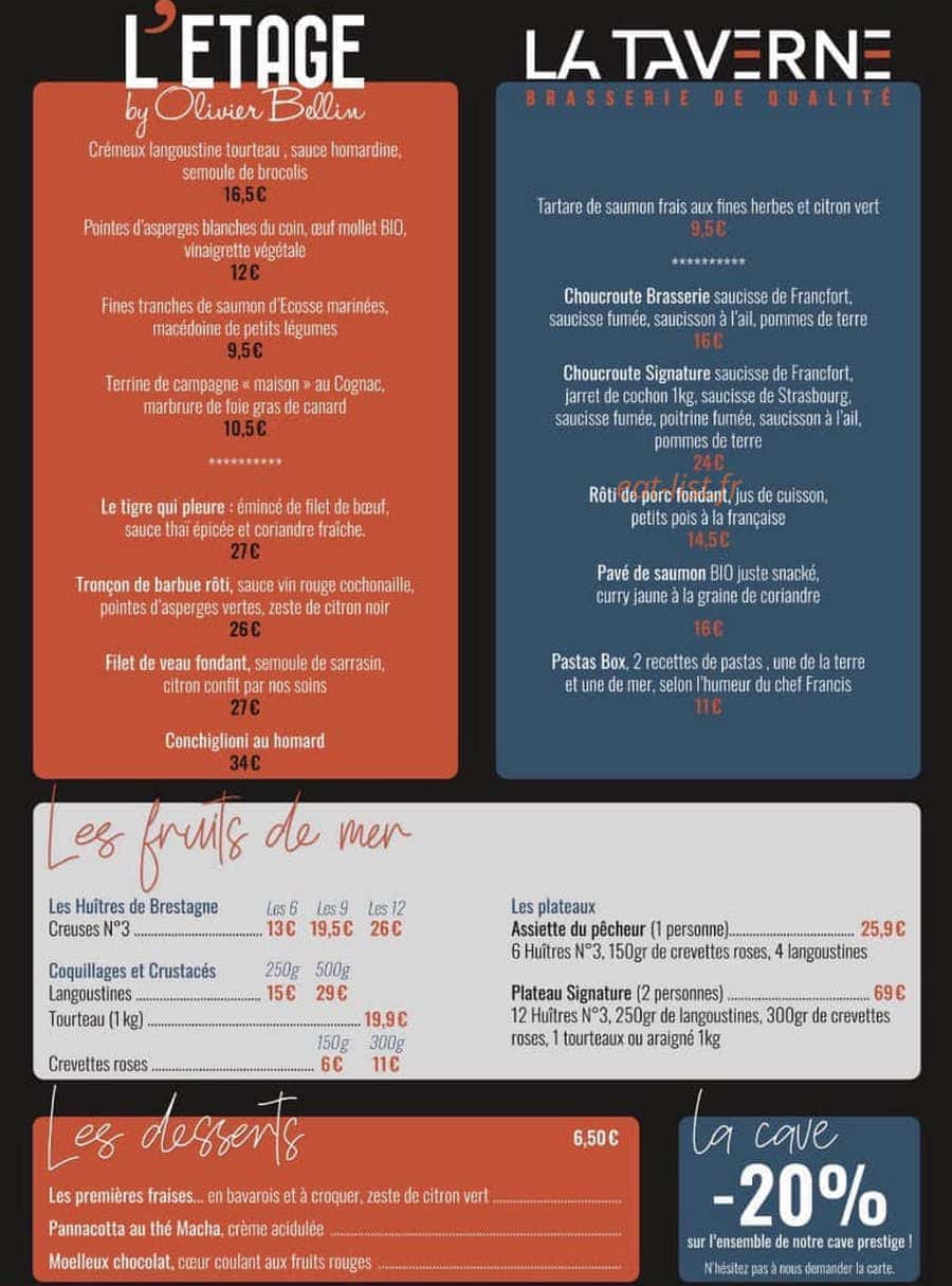 L'Etage by Olivier Bellin — carte page 1
