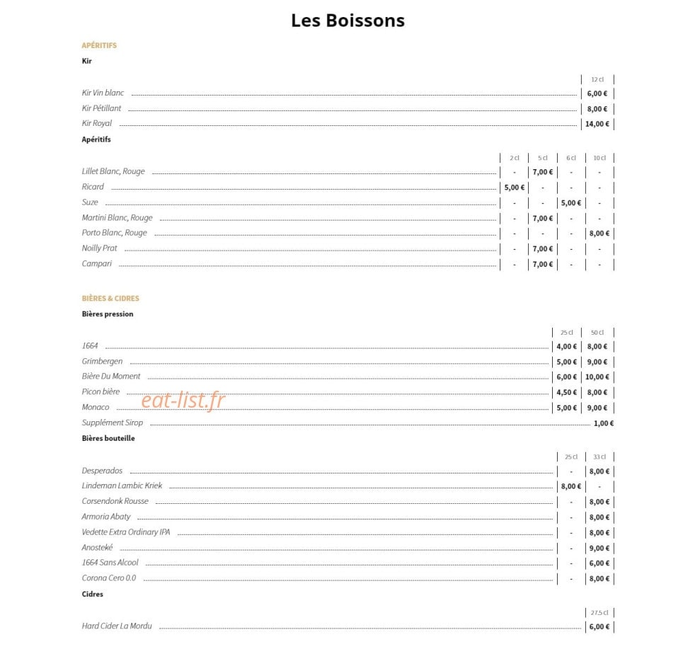 Le Conti — carte page 7